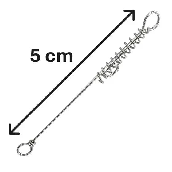 Castor Empate de Pesca 10 pcs 24 x 5 cm Encastoador Traira Pacu Piranha Pesqueiro Ceva Rio Mar Praia
