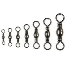 Girador Pesca Black 25pcs ou 50 pcs Pesqueiro Traira Piranha Tamba Pacu Castor Empate Pescaria Praia Anti Torção