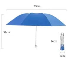 Guarda Chuva Sombrinha Cabe Na Bolsa Com Proteção Solar Uv Contra Vento 8 varetas  00