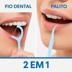 Kit 50 Unidades de Fio Dental Infantil em Formato de Arco Ultra Fino Para Limpeza Eficaz mdl 128