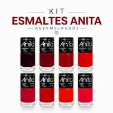 Kit Anita de Esmaltes Coleção Avermelhados