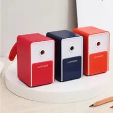 Apontador de Mesa Manual para Lapis com Manivela e Deposito Coletor