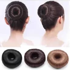 presilha donuts para coque com cabelo