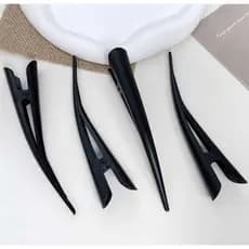 kit 2/4/6/12 Prendedor De Cabelo Bico De Pato Presilha Metal Grande 12,5cm