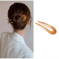 Kit 2/4/6 Grampo De Cabelo Em Forma De U Vintage, Acessórios De Cabelo Para Coque De Chignon Feminino
