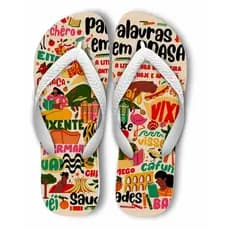 Chinelo dedo adulto e infantil estampa digital moda praia casual fashion - super leves e macios