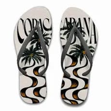 Chinelo feminino estampa digital moda praia vários tamanhos-Infantil até o 43
