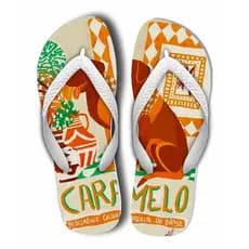 Chinelo de dedo unisex adulto e infantil ate o numero 40 leves e macios estampa digital