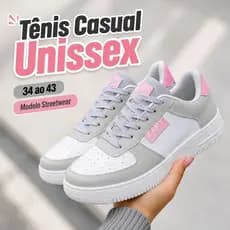 Tênis Feminino Casual Street Unissex Clássico Retrô De Academia Treino Corrida e Caminhada Promoção