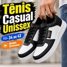 Tênis Street Masculino e Feminino Casual Confortável Moderno Do 33 ao 43 Promoção Queima De Estoque