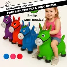 Cavalinho Upa Upa Pula Pula Com Musical Direto Da Fabrica Oferta