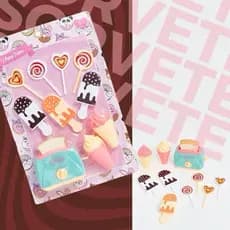 Kit conjunto de brinquedo sorvetinho, sorvete de brinquedo, sorvete para meninas, sorvete de brinquedo infantil