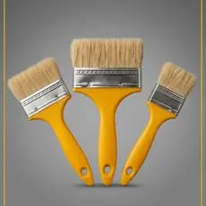 Kit Trio Pinceis Cerdas Naturais Pintura com Perfeição