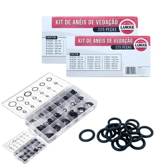 Kit 450 Peças Anéis De Vedação O-ring Diversos Tamanhos