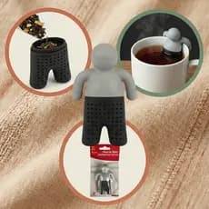 Infusor de Silicone/Plástico para Chá/Bebidas Decore com Sabor