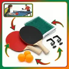Kit Tênis de Mesa Ideal para crianças e Diversão Com a Família Brinquedo Esportivo