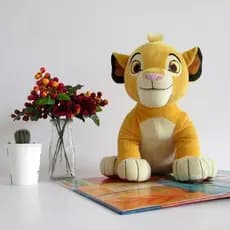 Peluche 10 " Simba Lion Toy Cartoon Personagem De Modelo De Presente Crianças