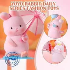 Yoyo coelhinho série diária de moda boneca fofa decoração cega presente figura caixa de brinquedo W8m1 CFXW