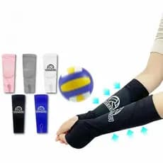Manguito Curto Voleibol para Compressão e Proteção dos Braços no Vôlei - Par - Ótimo Ajuste – Alivia impacto