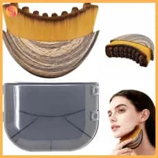 Contorno Linfático Escova Facial Manual Drenagem Massageador Cerdas Macias Ergonômico Limpeza Escultura