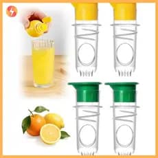Espremedor Manual De Frutas Cítricas Com Filtro De Limão Sem BPA Portátil Fácil Limpeza Para Laranja