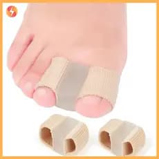 Separadores De Dedos Em Gel , Corretor De Joanete Com Laço Duplo , Espaçador De Dedo Grande , Alisador De Hálux Valgo ,