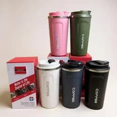 Caneca Copo Isolado Dupla Térmico De Café 510ML Aço Inoxidável Anti-vazamento