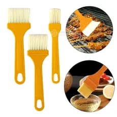 Kit com 3 Peças Trincha e Pincel Multifuncionais P/ Pintura e Cozinha Versatilidade e Precisão em Cada Aplicação BOM3605