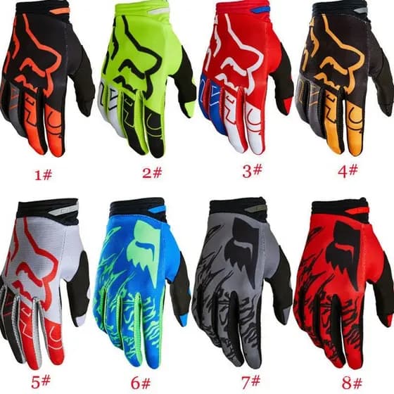 020 FOX luva de motoqueiro ciclismo moto masculino feminina preta couro masculina motocross luva para bike luvas