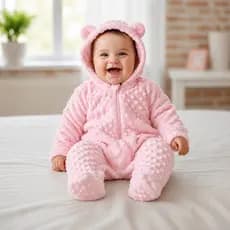 Macacão Ursinho Bebê – Inverno Quentinho 0 a 2 anos (L3)