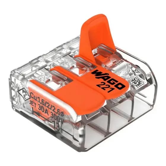 🔌 [Conector WAGO 3] Entradas – 4mm ou 6mm | Emenda Rápida, Segura e Sem Ferramentas