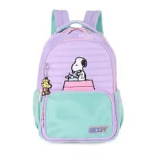 Mochila Escolar Snoopy Peanuts Juvenil Costas Oficial Luxcel