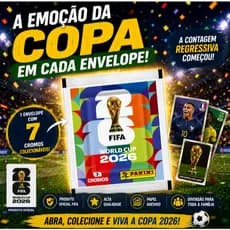 1 Envelope Figurinhas Copa Do Mundo FIFA 2026 7 Cromos Colecionáveis Original