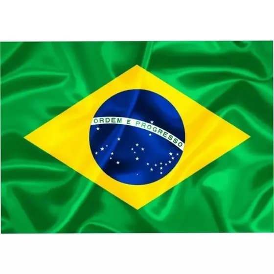 Bandeira Do Brasil Gigante 1,50x0,90m Copa Do Mundo Torcida Decoração Poliéster