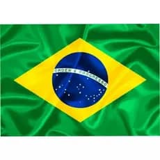 Bandeira Do Brasil Gigante 1,50x0,90m Copa Do Mundo Torcida Decoração Poliéster