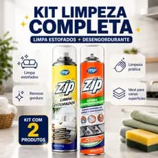 Kit Limpeza Pesada Espuma Desengordurante Air Fryer Fogao Limpa Estofado Sofa Zip