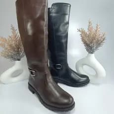 Bota Feminina Cano Longo Mooncity 72136 Estilosa Elegante e Confortável