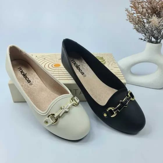 Sapatilha Feminina Moleca 5726144 Elegância Atemporal com o Conforto que Seus Pés Merecem