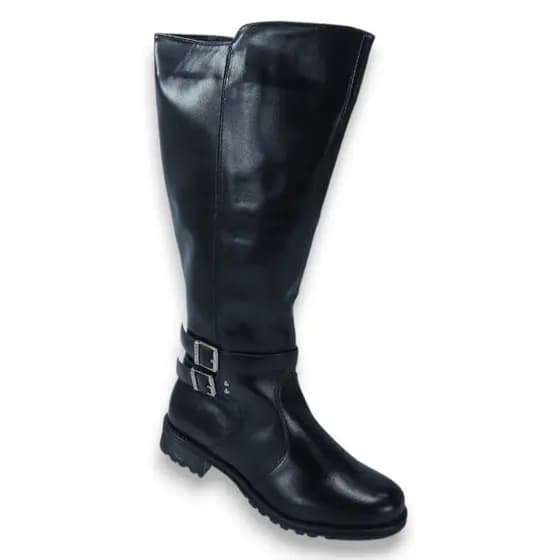 Bota Feminina Cano Longo Mooncity 72128 Casual Moderna Versátil para o Inverno