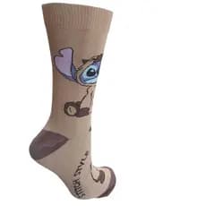 Meia Cano Alto Stitch – Estampa Disney • Unissex • Conforto & Estilo