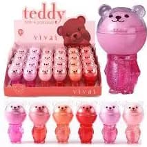 Vivai Balm Lip Gloss Teddy Ursinho Hidratante Labial