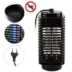 Mata Mosquitos Elétrico Abajur Bivolt com Luz Azul - Proteção Eficiente e Segura