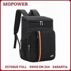 Mochila Térmica Cooler 23L Bolsa Grande Impermeável Praia Cerveja Bebidas Piquenique Camping Marmita Lanche