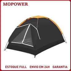 Barraca De Camping Iglu 2 Pessoas Impermeável Portátil Com Tela Mosquiteiro