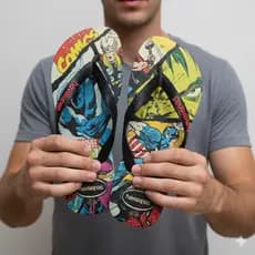 Chinelo Havaianas Marvel Masculino Adulto Top 39 ao 44 Confortável