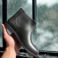 Bota Galocha Feminina Scaleno Impermeável Limpeza PVC Antiderrapante - Leve e Confortável Dia a Dia