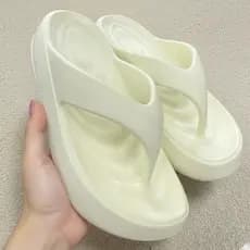 Chinelo Feminino Nuvem Anabela - Esporão Antiderrapante e Confortável