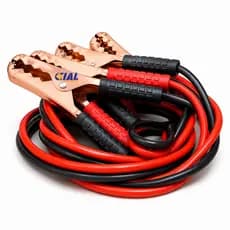 Cabo de Chupeta 500A 2,2m Automotivo BOM-1801 para Emergência Bateria Carro