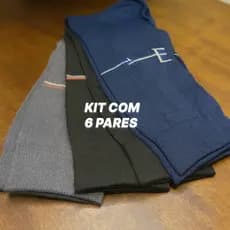 Kit 9/6/3 pares de Meia Social Masculina Clássicas – Conforto, Durabilidade e Estilo