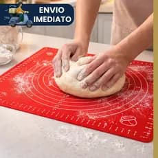 Kit 3 ou 2 pç Tapete de Silicone Culinário 30X40cm Antiaderente Alta Qualidade Lavável Confeitaria